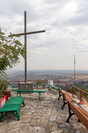 ASENOVGRAD, BULGARIA - AUGUST 26, 2021: Saint Demetrius of Thessaloniki church near Asenovgrad, Plovdiv Region, Bulgariaのeditorial素材