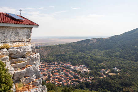 ASENOVGRAD, BULGARIA - AUGUST 26, 2021: Saint Demetrius of Thessaloniki church near Asenovgrad, Plovdiv Region, Bulgariaのeditorial素材