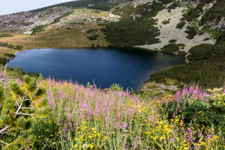 Amazing Landscape of Rila Mountain near Yonchevo lake, Bulgaria