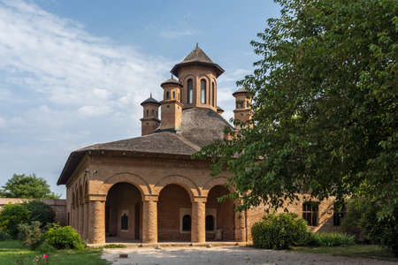 Summer view of Mogosoaia Palace near city of Bucharest, Romaniaのeditorial素材