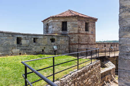 Medieval Baba Vida Fortress at the coast of Danube river in town of Vidin, Bulgaria
