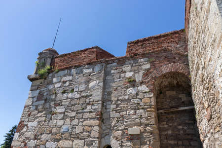 Medieval Baba Vida Fortress at the coast of Danube river in town of Vidin, Bulgariaのeditorial素材
