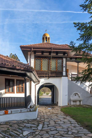 Orthodox Ustrem Monastery of the Holy Trinity near town of Topolovgrad, Haskovo Region, Bulgariaの写真素材