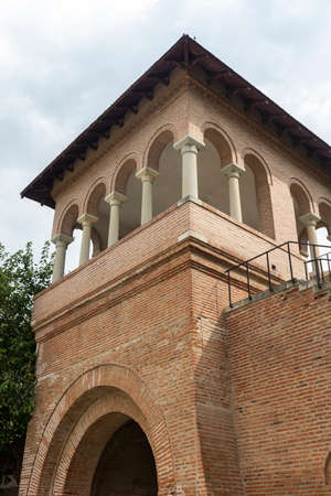 BUCHAREST, ROMANIA - AUGUST 18, 2021: Summer view of Mogosoaia Palace near city of Bucharest, Romaniaのeditorial素材