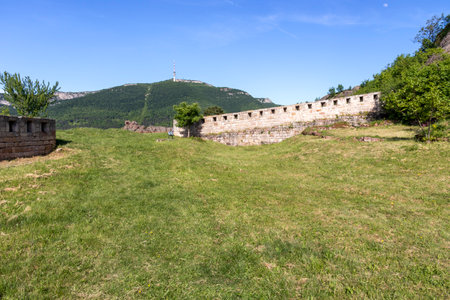 BELOGRADCHIK, BULGARIA - MAY 22, 2021: Ruins of Medieval Belogradchik Fortress known as Kaleto, Vidin Region, Bulgariaのeditorial素材