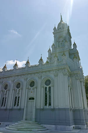 ISTANBUL, TURKEY - JULY 27, 2019: Bulgarian Orthodox Saint Stephen church know as The Iron Church in city of Istanbul, Turkeyのeditorial素材