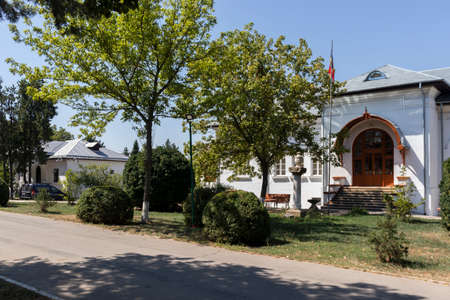 BUCHAREST, ROMANIA - AUGUST 16, 2021: Medieval Cernica Monastery near city of Bucharest, Romaniaのeditorial素材