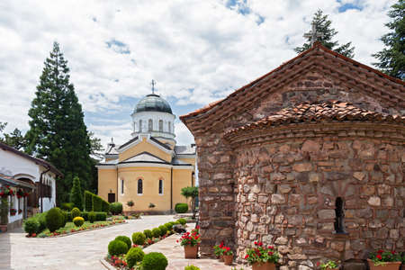 KREMIKOVTSI, SOFIA, BULGARIA - JUNE 6, 2020: Medieval Kremikovtsi Monastery  of Saint George, Sofia City Region,  Bulgariaのeditorial素材