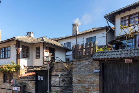 LOVECH, BULGARIA - NOVEMBER 8, 2020: Amazing Autumn view of center of town of Lovech, Bulgariaのeditorial素材