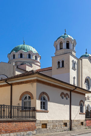 VIDIN, BULGARIA - MAY 23, 2021: Typical Building and street at the center of town of Vidin, Bulgariaのeditorial素材