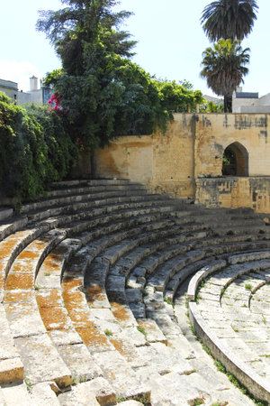 LECCE, ITALY - MAY 12, 2024: Amazing view of The Old town of Lecce, Apulia Region, Italyの写真素材
