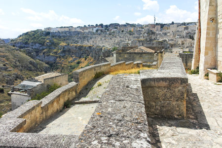 Amazing view of The Old town of Matera, Basilicata Region, Italy