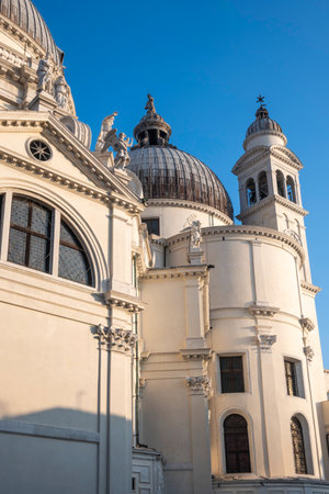 Panorama of The Old Town of city of Venice, Veneto Region, Italyの写真素材