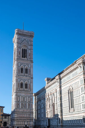 Panorama of The Old Town of city of Florence, Tuscany Region, Italyの写真素材