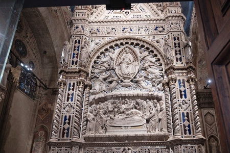 Panorama of The Old Town of city of Florence, Tuscany Region, Italyの写真素材