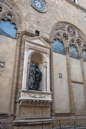 Panorama of The Old Town of city of Florence, Tuscany Region, Italyの写真素材