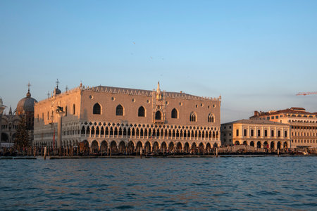 Panorama of The Old Town of city of Venice, Veneto Region, Italy