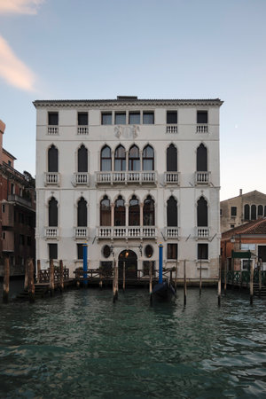 Panorama of The Old Town of city of Venice, Veneto Region, Italyの写真素材