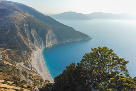 Amazing view of Myrtos Beach, Cephalonia, Ionian Islands, Greece