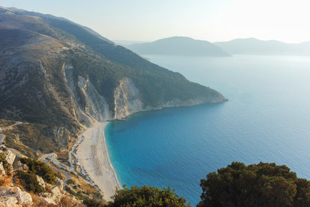 Amazing view of Myrtos Beach, Cephalonia, Ionian Islands, Greece