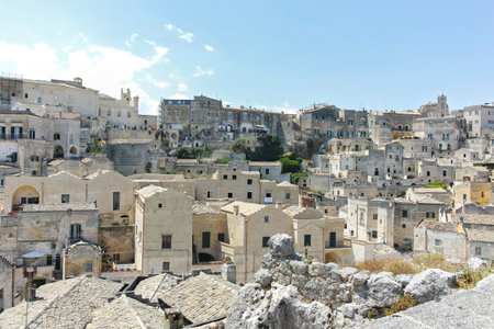 Amazing view of The Old town of Matera, Basilicata Region, Italy