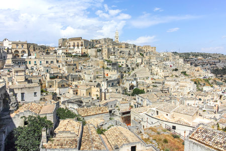 Amazing view of The Old town of Matera, Basilicata Region, Italy
