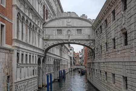 Panorama of The Old Town of city of Venice, Veneto Region, Italyの写真素材