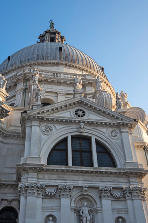Panorama of The Old Town of city of Venice, Veneto Region, Italyの写真素材