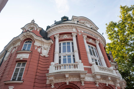 VARNA, BULGARIA - JULY 17, 2025: Summer Panorama of The center of City of Varna, Bulgariaのeditorial素材