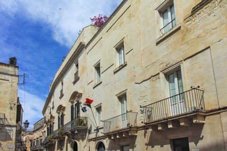 LECCE, ITALY - MAY 12, 2024: Amazing view of The Old town of Lecce, Apulia Region, Italyのeditorial素材
