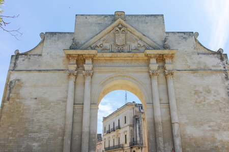 LECCE, ITALY - MAY 12, 2024: Amazing view of The Old town of Lecce, Apulia Region, Italyのeditorial素材
