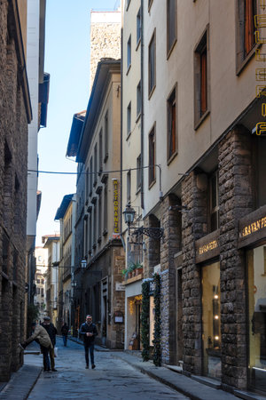 FLORENCE, ITALY - DECEMBER 05, 2024: Panorama of The Old Town of city of Florence, Tuscany Region, Italyのeditorial素材