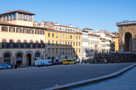 FLORENCE, ITALY - DECEMBER 05, 2024: Panorama of The Old Town of city of Florence, Tuscany Region, Italyのeditorial素材
