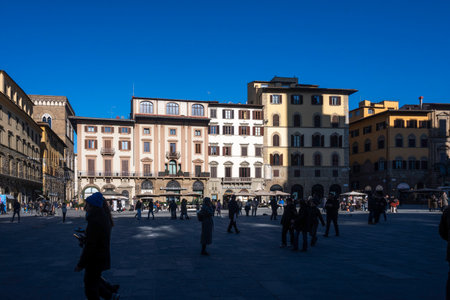 FLORENCE, ITALY - DECEMBER 05, 2024: Panorama of The Old Town of city of Florence, Tuscany Region, Italyのeditorial素材
