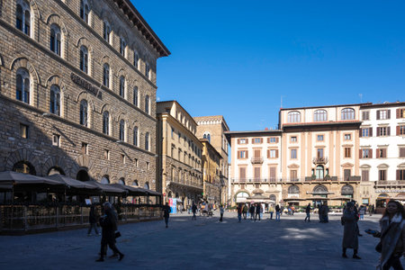 FLORENCE, ITALY - DECEMBER 05, 2024: Panorama of The Old Town of city of Florence, Tuscany Region, Italyのeditorial素材