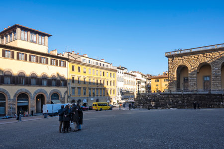 FLORENCE, ITALY - DECEMBER 05, 2024: Panorama of The Old Town of city of Florence, Tuscany Region, Italyのeditorial素材