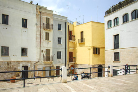 BARI, ITALY - MAY 16, 2024: Amazing view of The Old Town of city of Bari, Apulia Region, Italyのeditorial素材