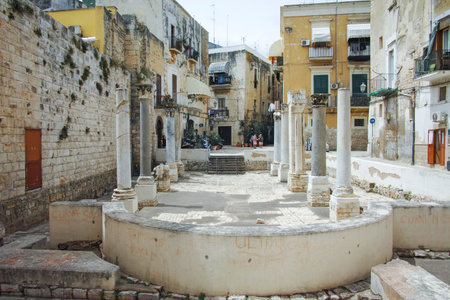 BARI, ITALY - MAY 16, 2024: Amazing view of The Old Town of city of Bari, Apulia Region, Italyのeditorial素材