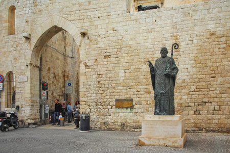 BARI, ITALY - MAY 16, 2024: Amazing view of The Old Town of city of Bari, Apulia Region, Italyのeditorial素材