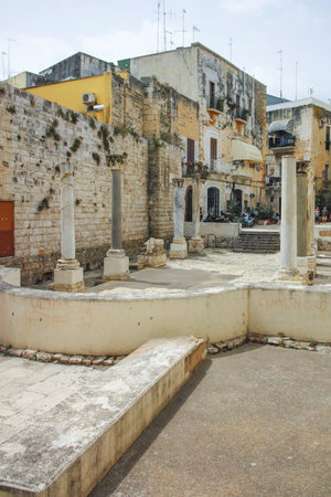 BARI, ITALY - MAY 16, 2024: Amazing view of The Old Town of city of Bari, Apulia Region, Italyのeditorial素材