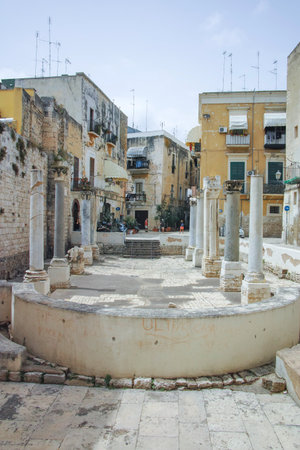 BARI, ITALY - MAY 16, 2024: Amazing view of The Old Town of city of Bari, Apulia Region, Italyのeditorial素材