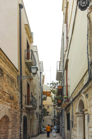 BARI, ITALY - MAY 16, 2024: Amazing view of The Old Town of city of Bari, Apulia Region, Italyのeditorial素材
