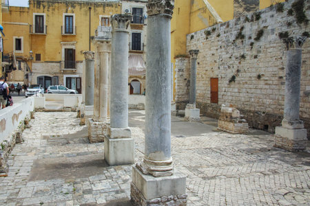 BARI, ITALY - MAY 16, 2024: Amazing view of The Old Town of city of Bari, Apulia Region, Italyのeditorial素材