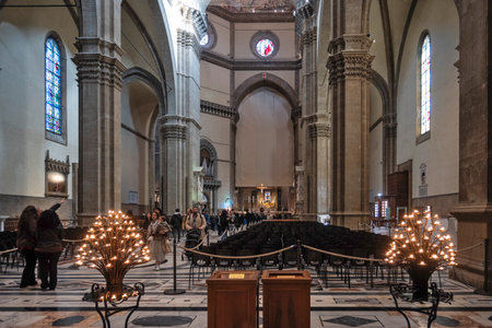 FLORENCE, ITALY - DECEMBER 05, 2024: Panorama of The Old Town of city of Florence, Tuscany Region, Italyのeditorial素材