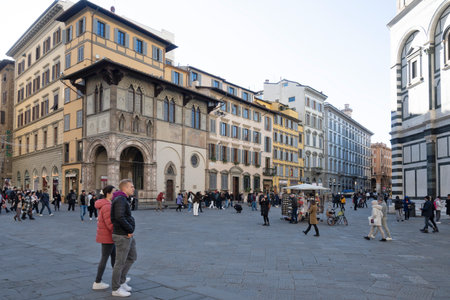 FLORENCE, ITALY - DECEMBER 05, 2024: Panorama of The Old Town of city of Florence, Tuscany Region, Italyのeditorial素材