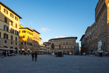 FLORENCE, ITALY - DECEMBER 05, 2024: Panorama of The Old Town of city of Florence, Tuscany Region, Italyのeditorial素材
