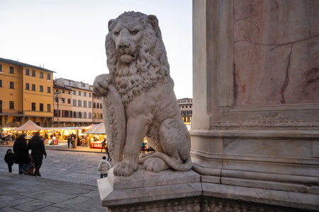 FLORENCE, ITALY - DECEMBER 05, 2024: Panorama of The Old Town of city of Florence, Tuscany Region, Italyのeditorial素材