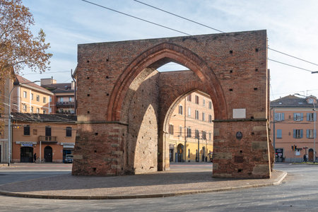 BOLOGNA, ITALY - DECEMBER 07, 2024: Panorama of The Old Town of city of Bologna, Emilia-Romagna Region, Italyのeditorial素材