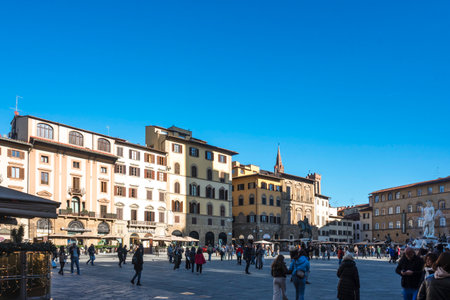 FLORENCE, ITALY - DECEMBER 05, 2024: Panorama of The Old Town of city of Florence, Tuscany Region, Italyのeditorial素材