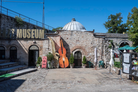NIS, SERBIA - SEPTEMBER 21, 2025: Amazing Panorama of the center of City of Nis, Serbiaのeditorial素材